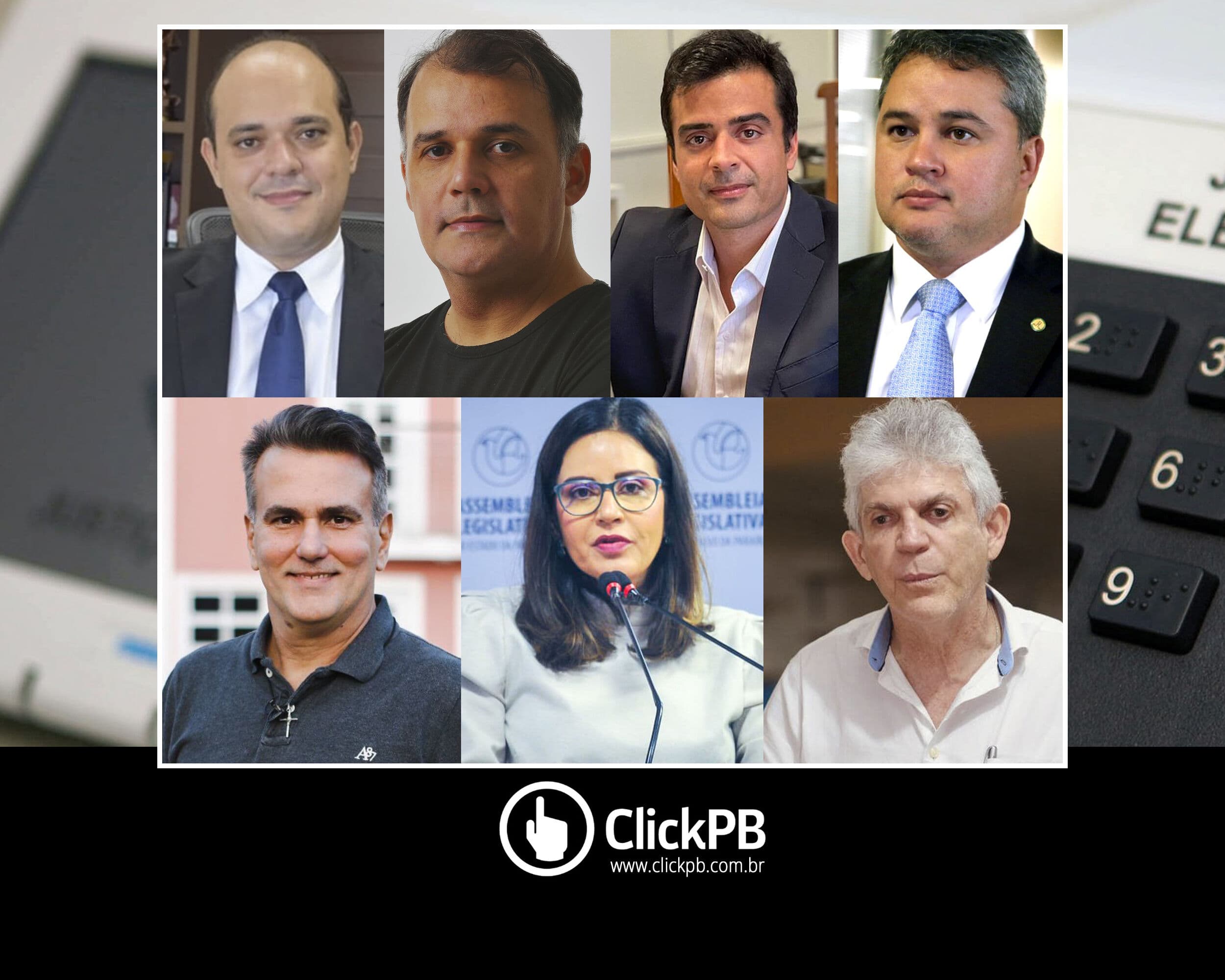Pesquisa RealTime/Big Data para senador da Paraíba: Ricardo Coutinho 33%; Efraim Filho 20%; Pollyanna 16%; Bruno Roberto 7%;
