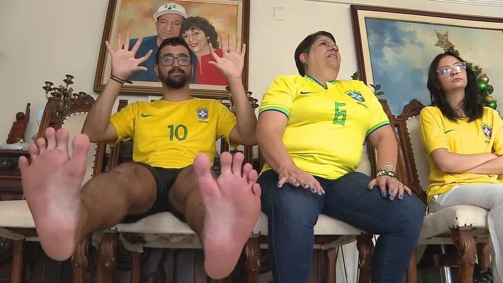 Copa do Mundo: família do DF que tem 15 pessoas com seis dedos nas mãos torce pelo hexa do Brasil
