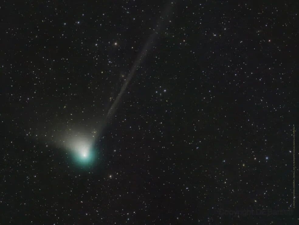 Cometa verde poderá ser visto a olho nu no Hemisfério Sul nesta semana