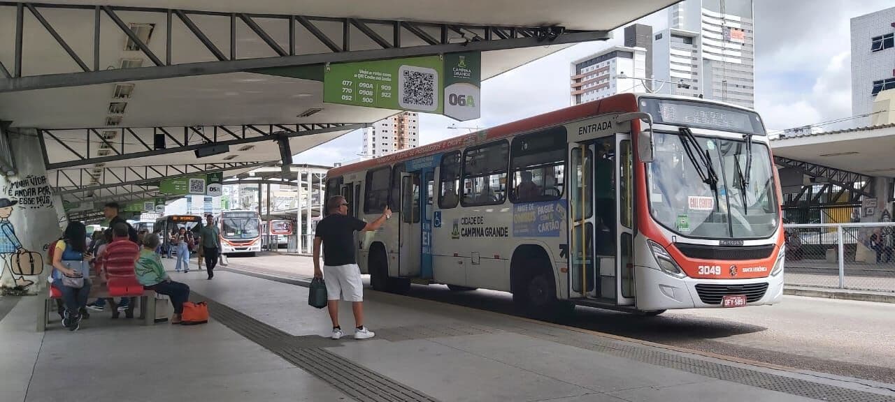 Ônibus circulam de graça neste sábado em Campina Grande, anuncia Prefeitura