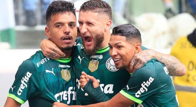 Palmeiras atropela no 1º tempo, goleia o Água Santa e é bicampeão paulista