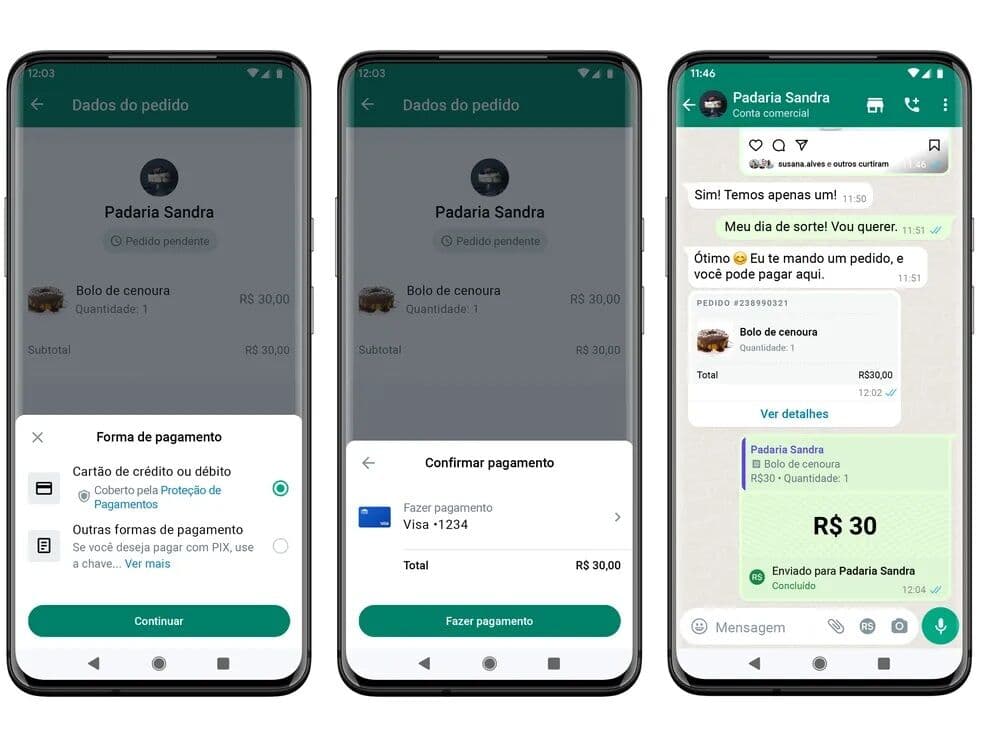 WhatsApp libera pagamentos a empresas no aplicativo; veja como usar