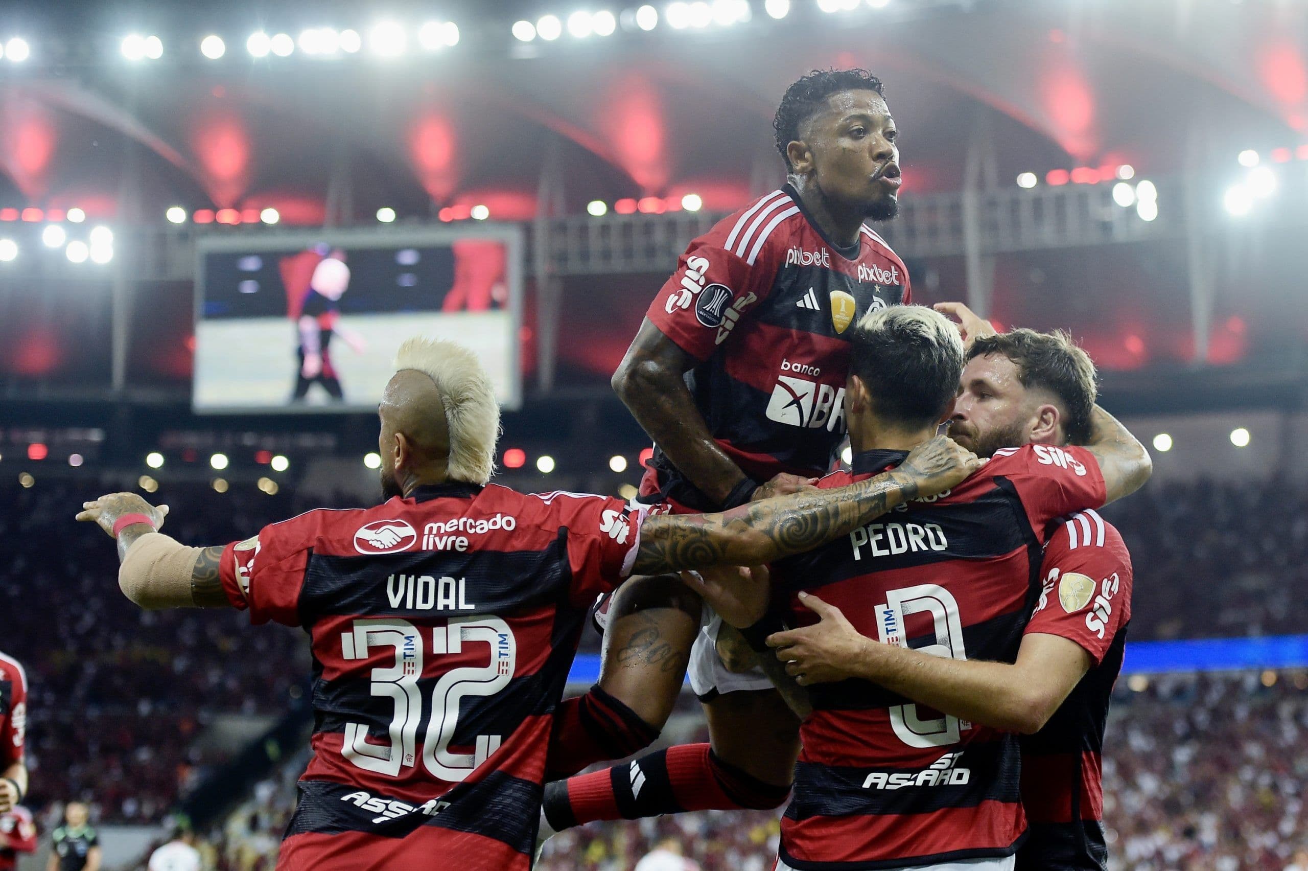 Flamengo vence a primeira na Libertadores 2023