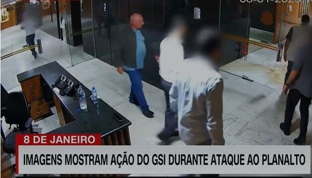 Vídeo: câmeras mostram ministro de Lula no Palácio do Planalto durante ataques do 8 de janeiro