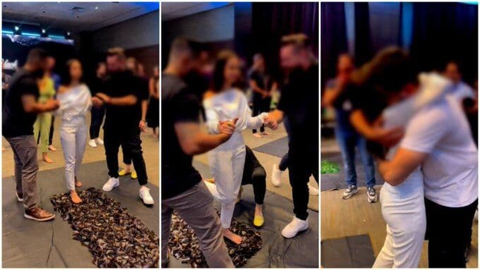 Mulher anda sobre cacos de vidro em evento de empresários: 'Você merece'