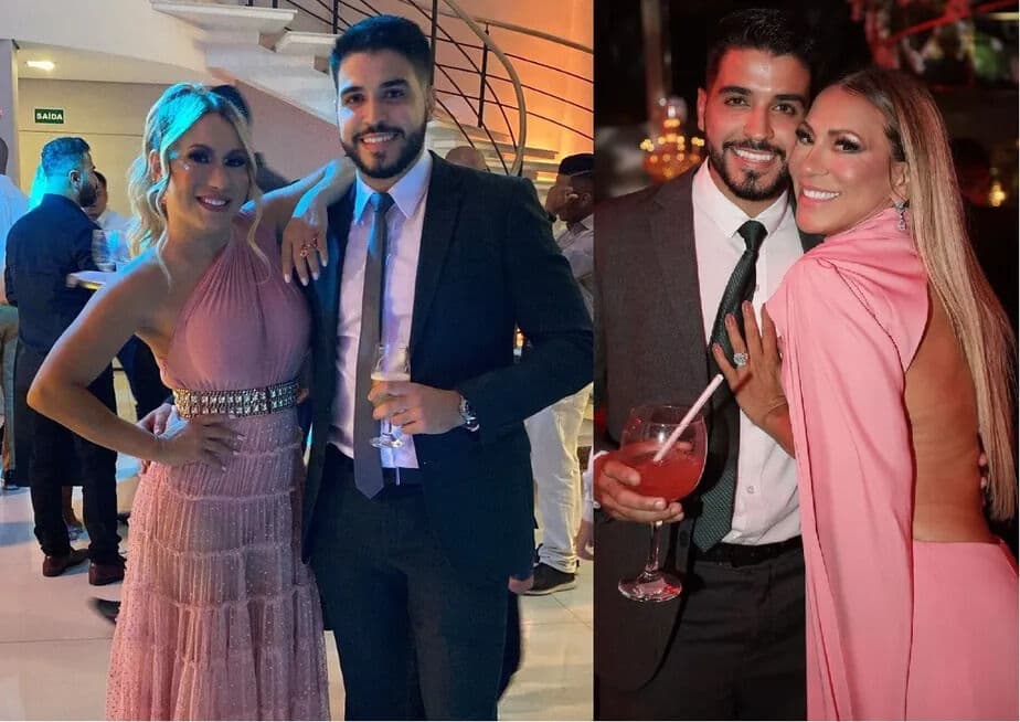 Ex do jogador Hulk engrena romance com engenheiro 28 anos mais jovem