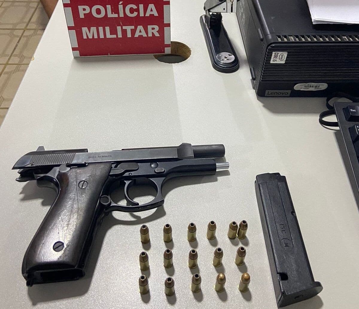 Polícia Militar prende suspeito por porte ilegal de arma de fogo no município de Marcação