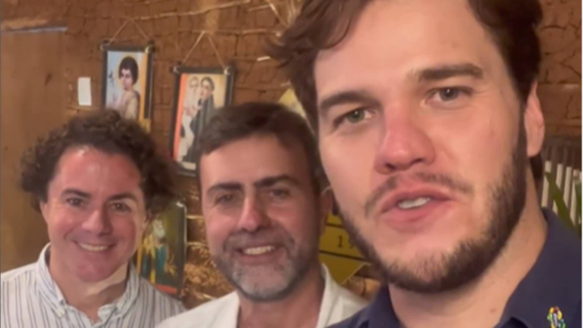 Bruno Cunha Lima e Veneziano aparecem juntos mais uma vez e fortalecem rumores sobre aliança