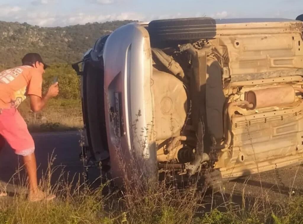 Empresário e ex-candidato a prefeito de Santa Cruz morre após carro capotar na PB-359, no Sertão da Paraíba