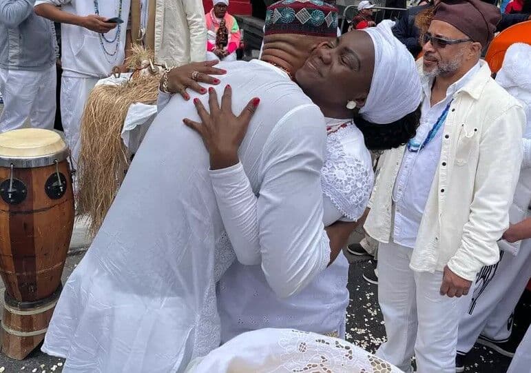 Contra demonização do orixá, Marcha para Exu reúne manifestantes na Avenida Paulista, em São Paulo