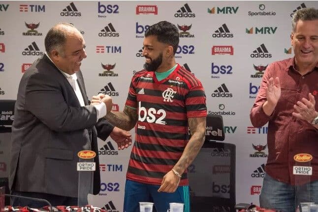 Curtida de Gabigol em post que ironiza Braz expõe relação fria entre os dois no Flamengo