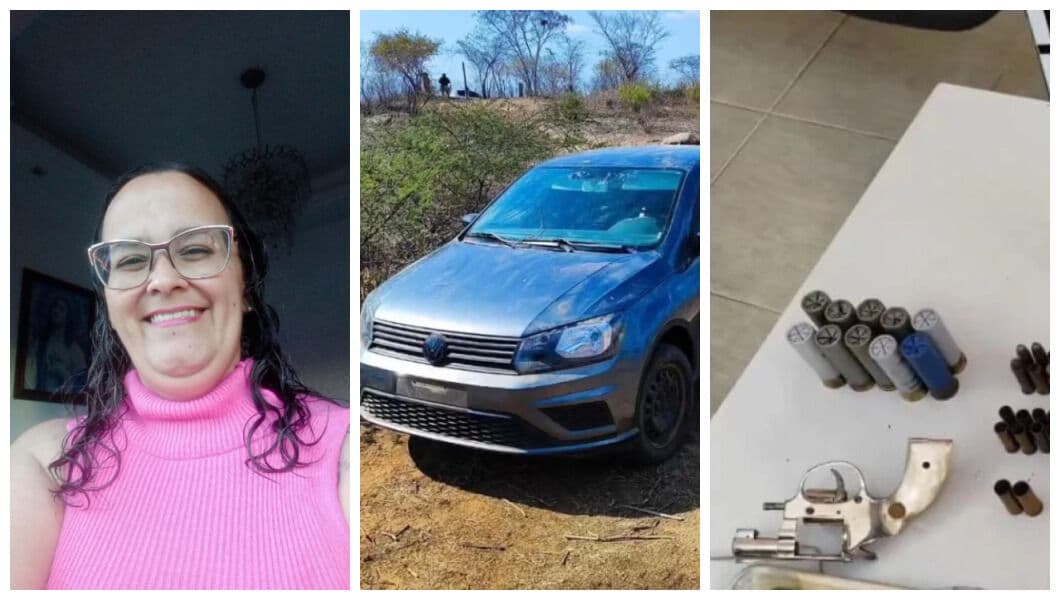 Polícia investiga se carro e arma encontrados têm relação com caso de mulher assassinada na Zona Rural de Itaporanga