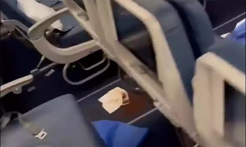 Vídeo: voo é cancelado por 'risco biológico' após passageiro ter diarreia sujar avião