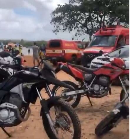 Criança de 7 anos morre afogada em açude e mãe grava vídeo no celular