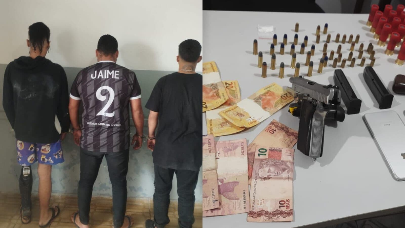 Quadrilha é presa no Litoral Norte da Paraíba acusada de tráfico de drogas e homicídios