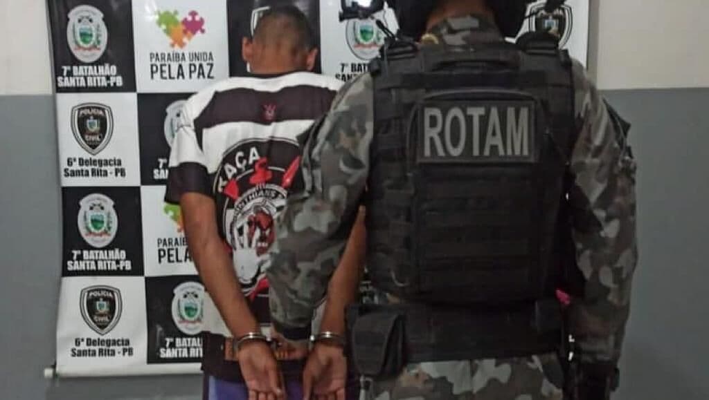 Foragido por homicídio é capturado pela polícia em Santa Rita