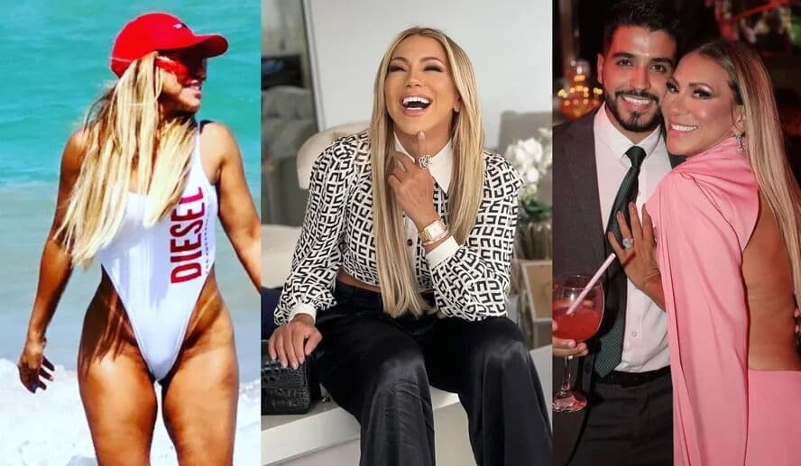 Ex-mulher de Hulk posta foto e é pedida em casamento pelo namorado