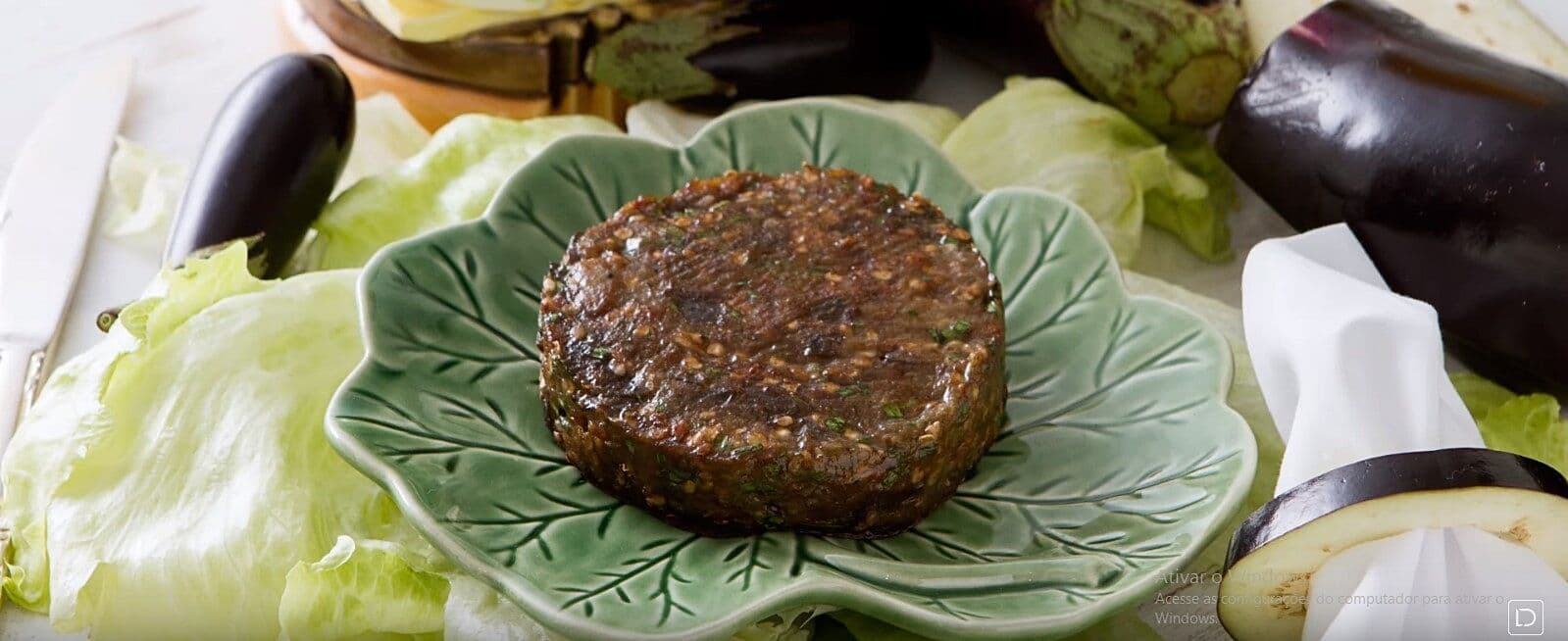 Aprenda a fazer uma deliciosa receita de Hambúrguer de berinjela