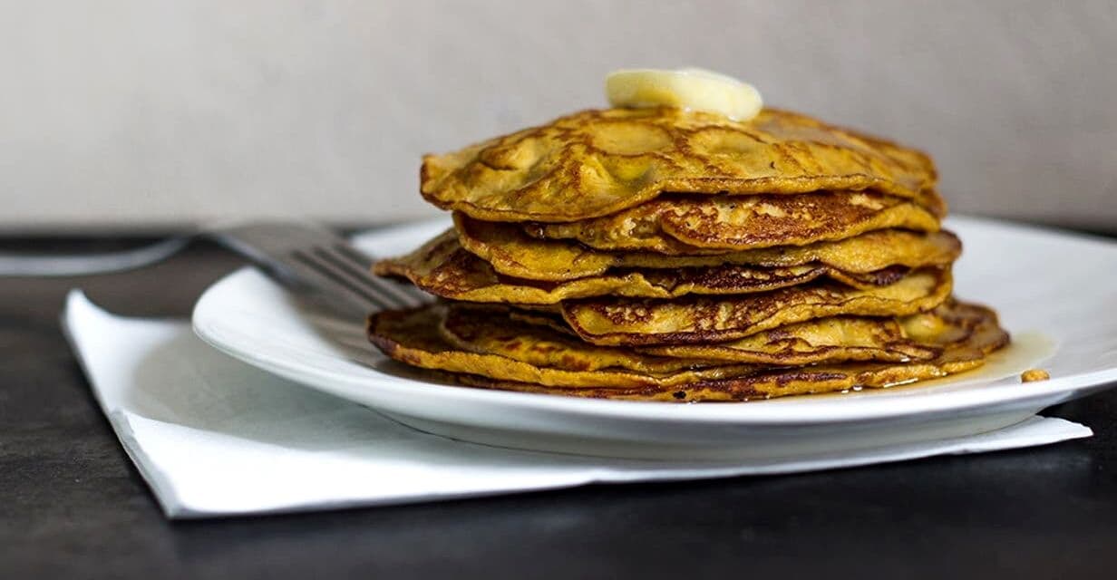 Mini panquecas de batata-doce para uma alimentação saudável