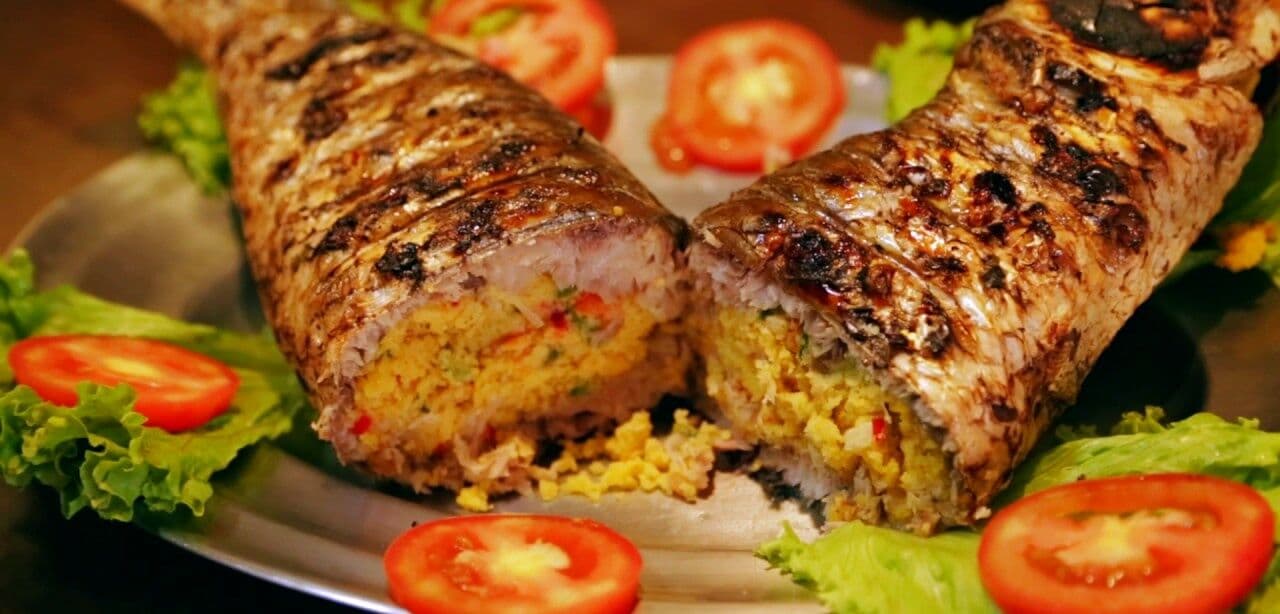 Peixe recheado: uma refeição leve para virada de ano