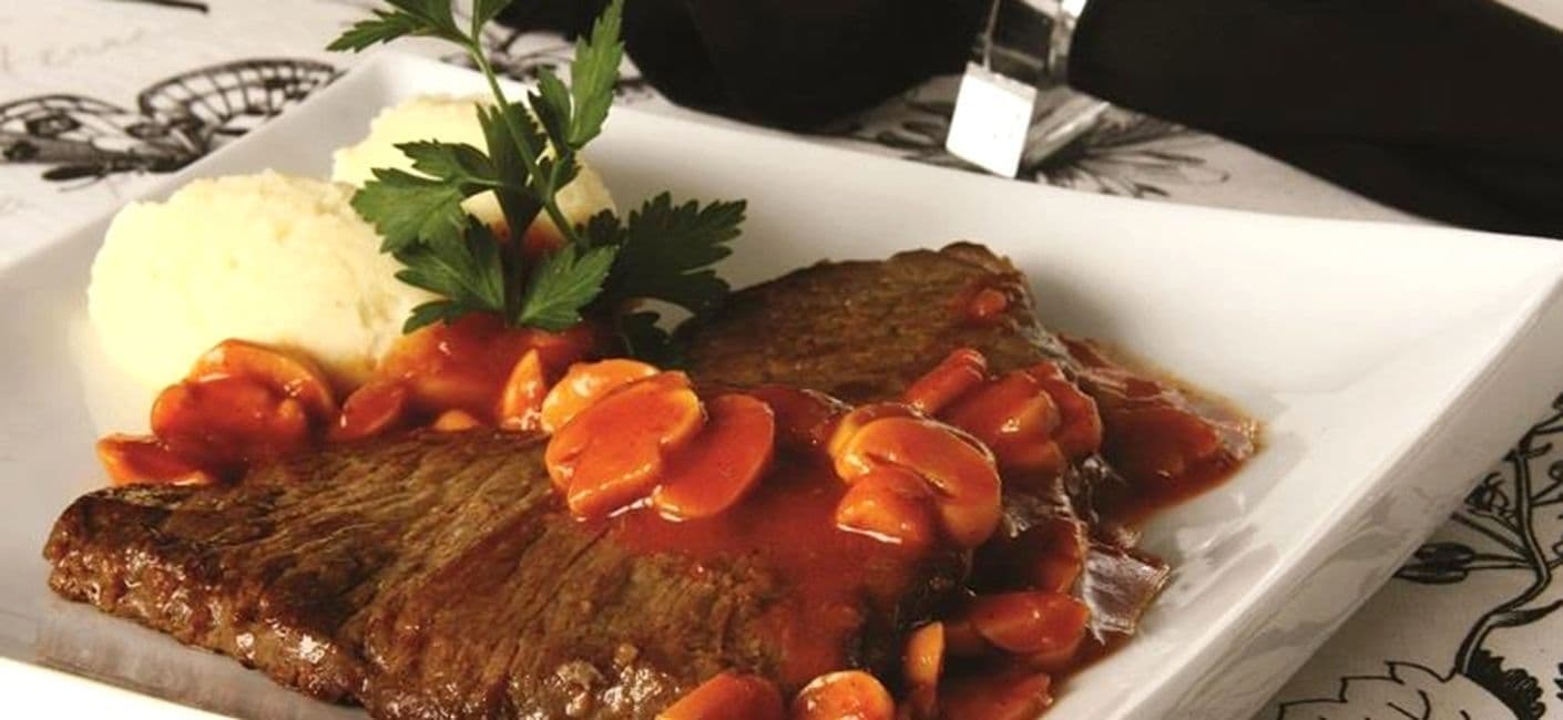 Contrafilé com cogumelos, uma receita fantástica