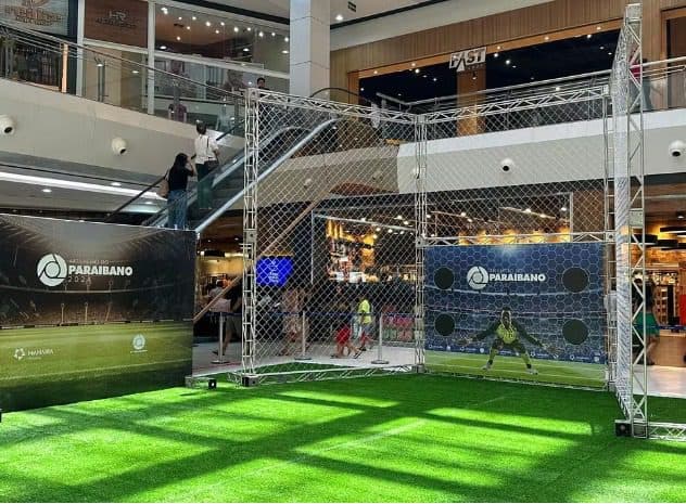 Arena Artilheiro do Campeonato Paraibano 2024: Rede Paraíba e Manaíra Shopping promovem ação para o torcedor