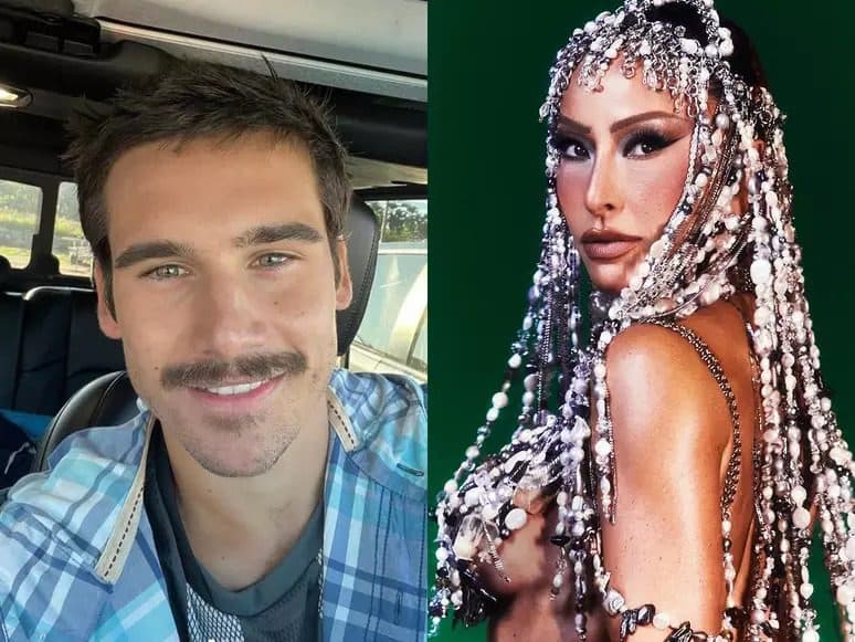 Nicolas Prattes confirma romance com Sabrina Sato no Desfile das Campeãs em São Paulo