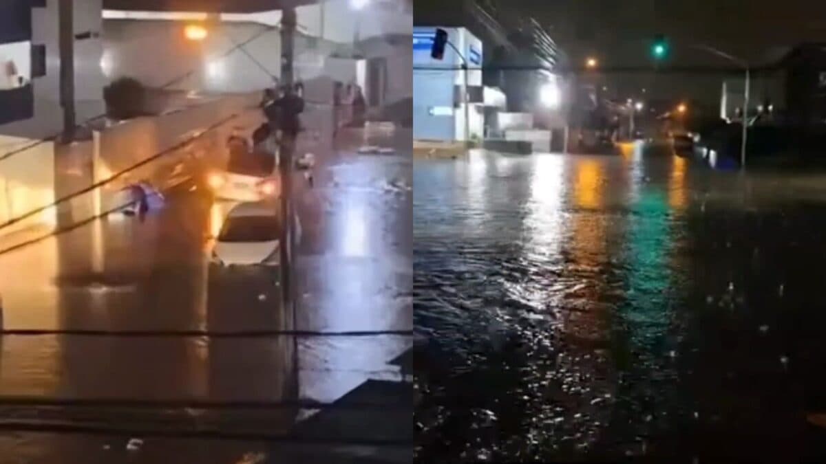 VÍDEO: chuvas deixam ruas alagadas em vários bairros de João Pessoa; carros ficam submersos