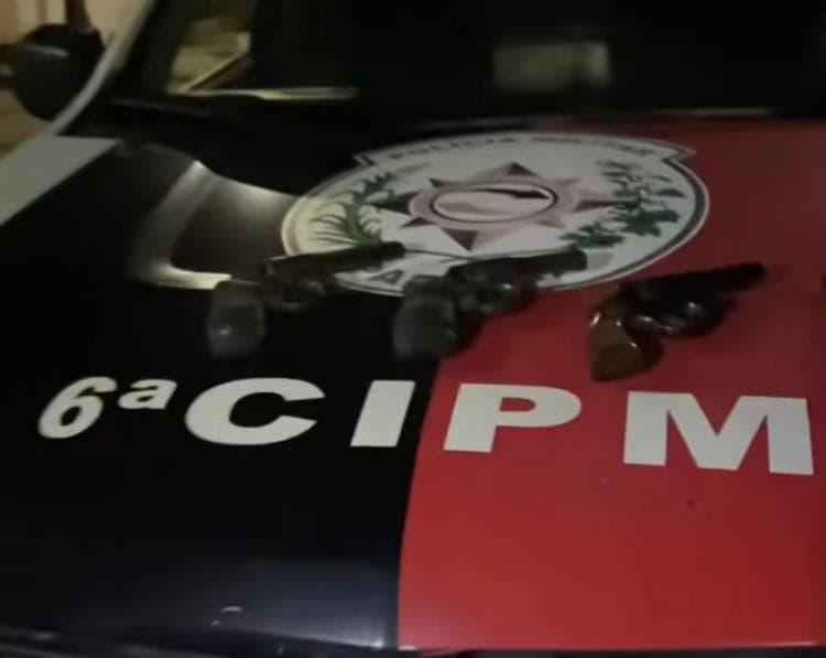 Polícia prende três homens e apreende armas, munições e explosivos em Cabedelo