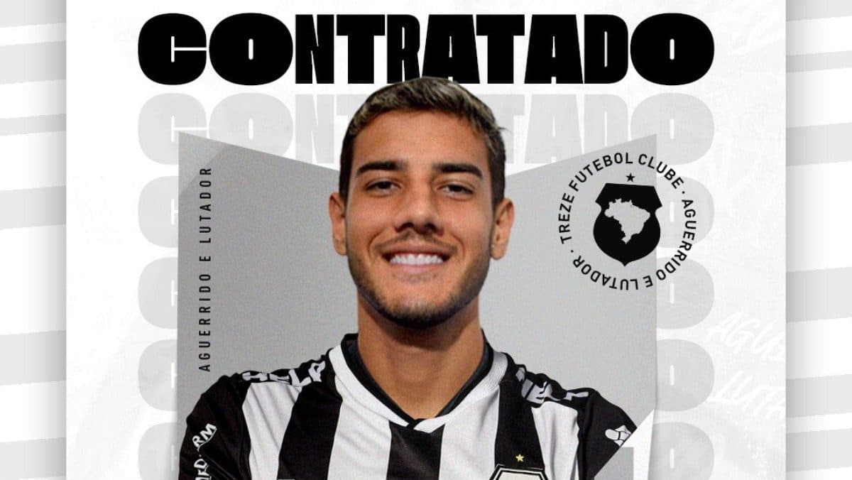 Treze-PB anuncia chegada do zagueiro Milani, ex-Flamengo