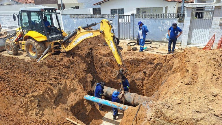 Cagepa conclui obra de ampliação no abastecimento de água de cinco bairros de João Pessoa