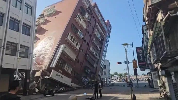 Mais forte em 25 anos, terremoto deixa mortos e mais de 800 feridos em Taiwan