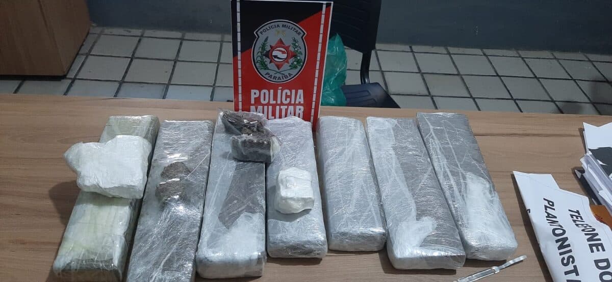 Polícia Militar apreende mais de 6kg de drogas em Paulista
