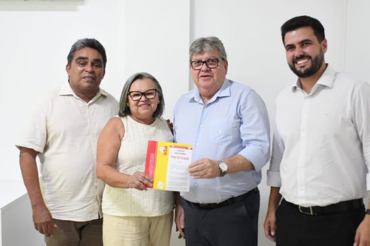 Lucinha da Saúde, pré-candidata a prefeita de Mari, deixa MDB e se filia ao PSB