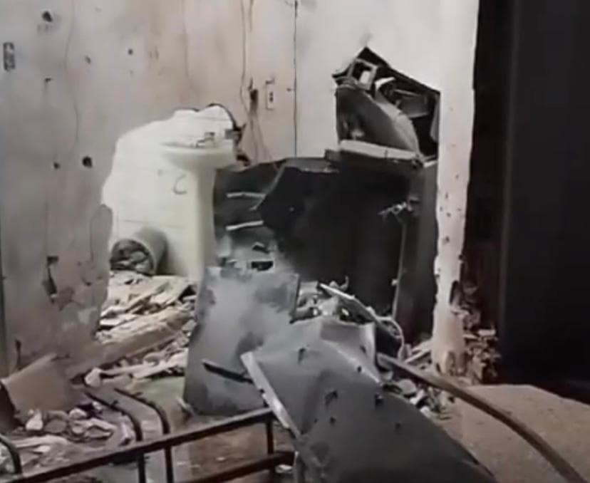 Bandidos explodem cofre e destroem posto de combustíveis em Lagoa de Dentro