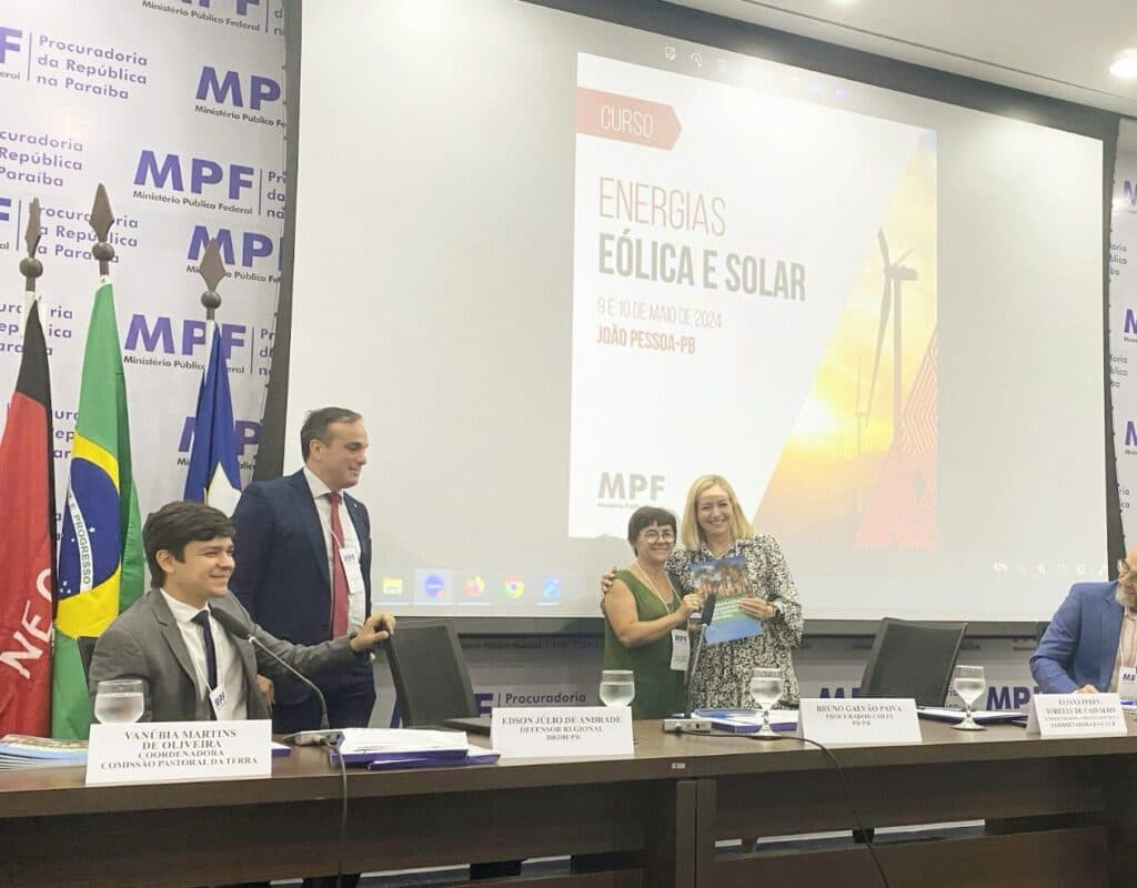Ministério Público Federal recebe recomendações para redução de impactos das energias renováveis