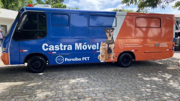 Novo castramóvel é entregue em João Pessoa e vai ajudar no controle populacional de cães e gatos; veja como solicitar serviço