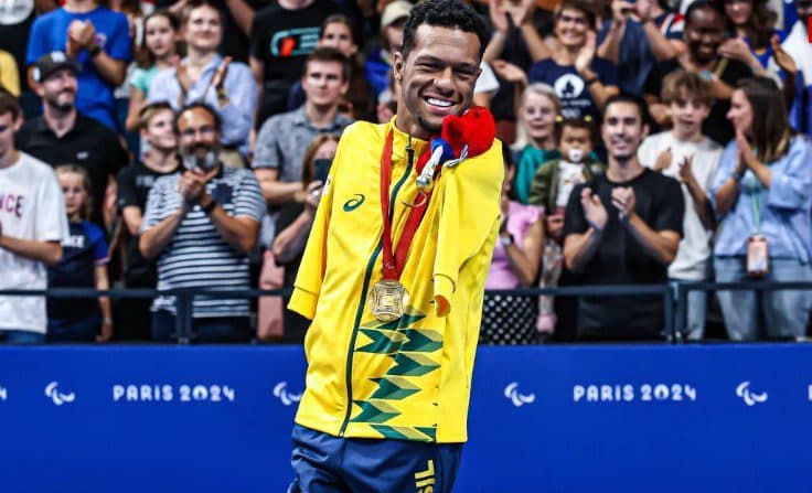 Gabriel Araújo conquista primeiro ouro do Brasil na Paralimpíada de Paris 2024