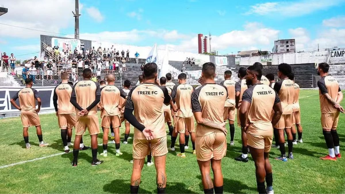 Treze fará treino aberto para a torcida antes de jogo valendo acesso contra o Itabaiana
