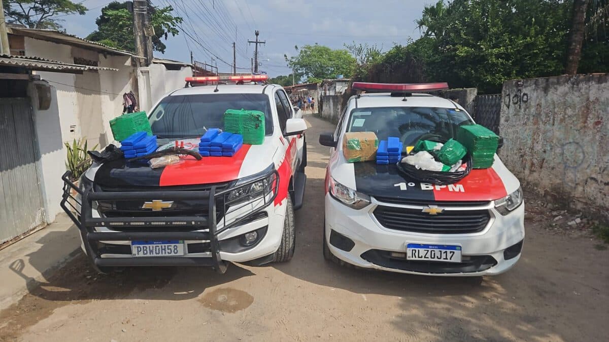 Ação da Polícia Militar apreende cerca de 100 kg de drogas e 33 armas de fogo durante o fim de semana na Paraíba