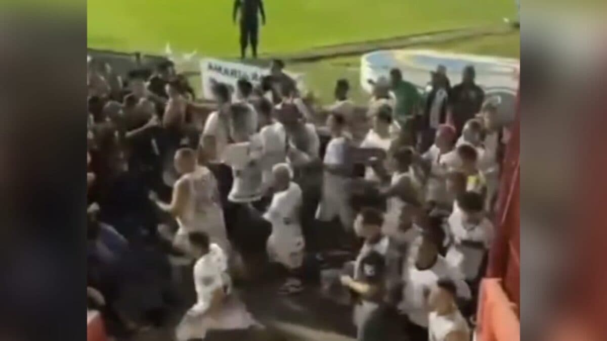 VÍDEO: jogo entre Botafogo-PB e Náutico tem confusão no Aflitos