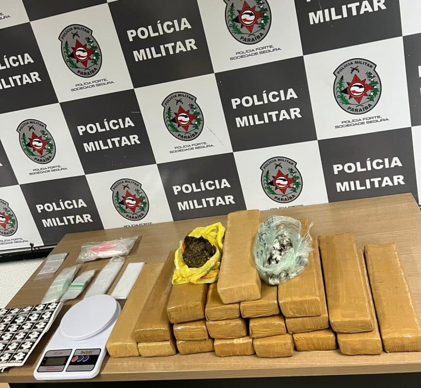 Polícia Militar apreende mais de 15 quilos de maconha em imóvel abandonado em João Pessoa