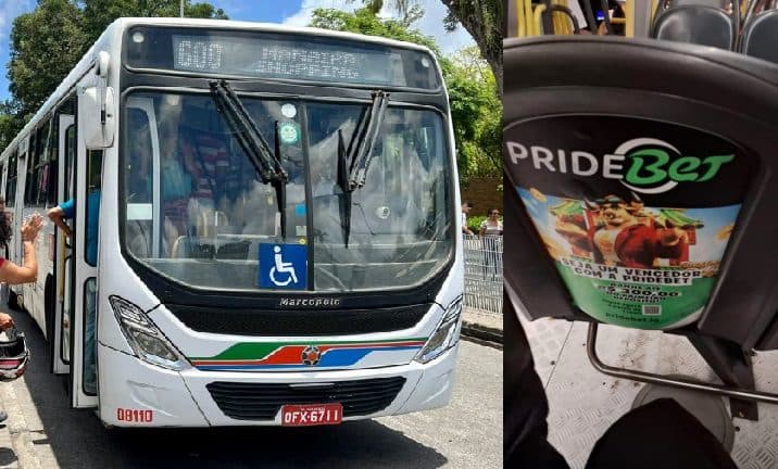 Defensoria recomenda retirada de publicidade do "jogo do tigrinho" em ônibus de João Pessoa