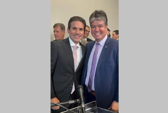 Podemos anuncia apoio à candidatura de Hugo Motta para presidência da Câmara Federal com presença de Ruy e Romero