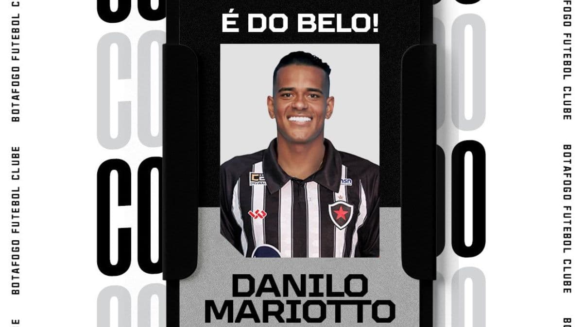 Botafogo-PB anuncia a contratação do atacante Danilo Mariotto