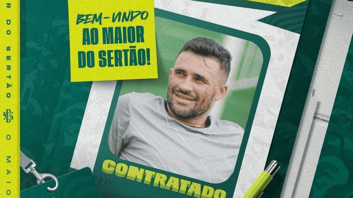 Sousa anuncia a contratação do lateral-esquerdo Fernando Ceará, ex-Campinense e América-RN