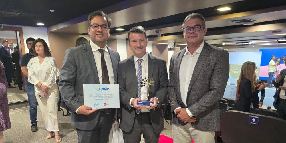 MP da Paraíba vence prêmio nacional com ferramenta 'Pandora Speech' na categoria 'tecnologias disruptivas'