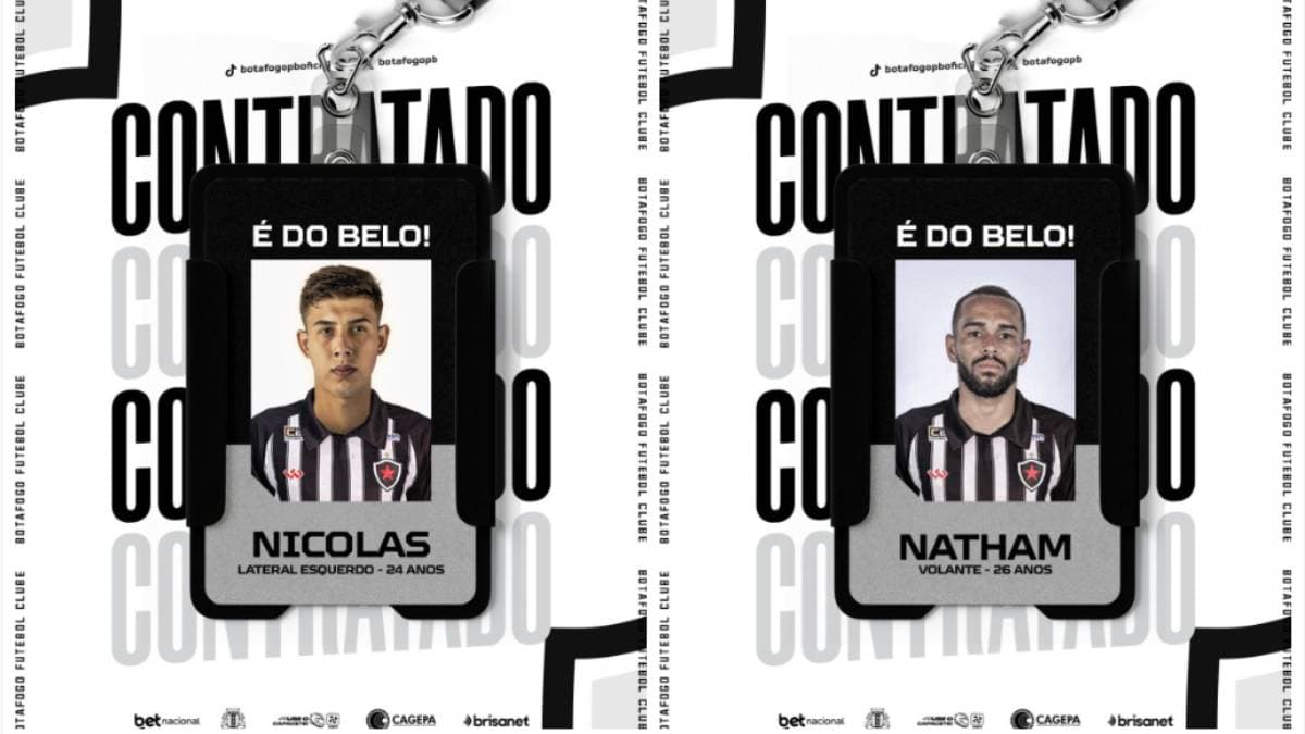 Botafogo-PB acerta as chegadas de Nicolas Schulz e Natham para 2025