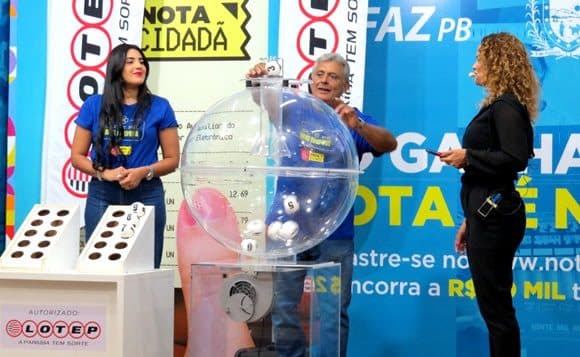 Ganhadora de João Pessoa fatura R$ 25 mil no programa Nota Cidadã; confira a lista dos 31 ganhadores de novembro