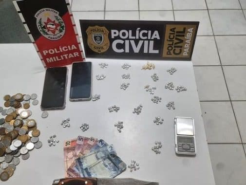 Polícia fecha boca de fumo e prende três em Coremas
